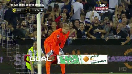 Josip Ilicic Goal HD - Borussia Dortmund 0 - 1 Atalanta - 01.08.2017 (Full Replay)