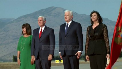 Pence mbërrin në Mal të Zi - Top Channel Albania - News - Lajme