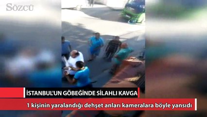 Video herunterladen: İstanbul'un göbeğinde silahlı kavga