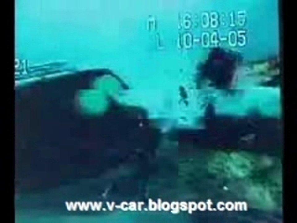 Head on crash with police cruiser