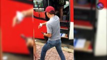 Angry Bus Drivers Throws Off Two French Backpackers