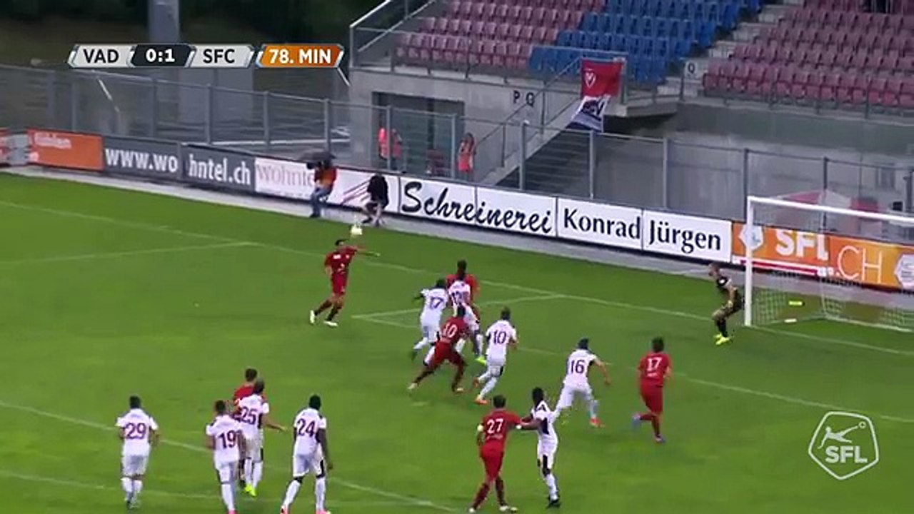 Vaduz 1:1 Servette FC  ( Swiss Chellenge League 30 July 2017)