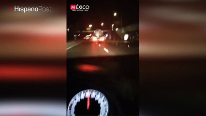 Pillan a camión cargado de gasolina yendo a toda velocidad en México