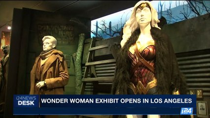 i24NEWS DESK | Wonder Woman exhibit opens in Los Angeles  | Tuesday, August 1st 2017
