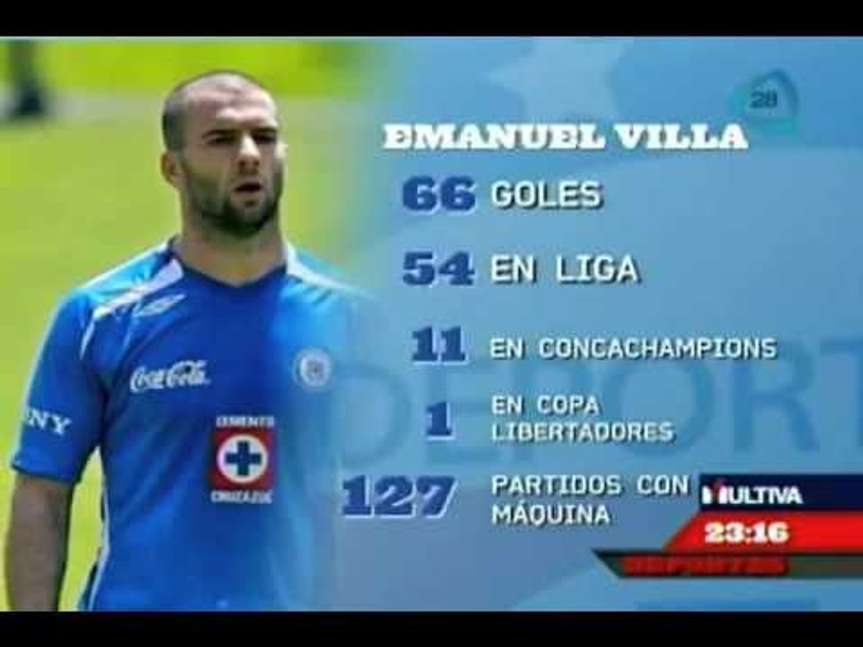 Emanuel Villa, un artillero letal