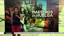 Maestros peruanos alcanzan los 50 días de huelga