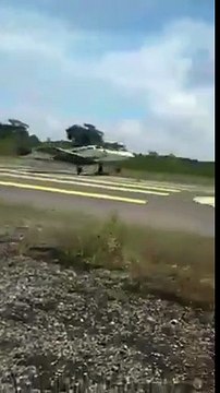 VIDEO: Así fue el accidente de avioneta en Alta Verapaz, Guatemala