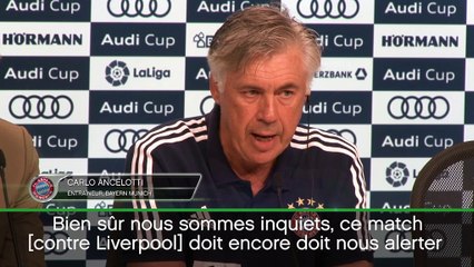 Bayern - Ancelotti est "inquiet" avant d'affronter Dortmund