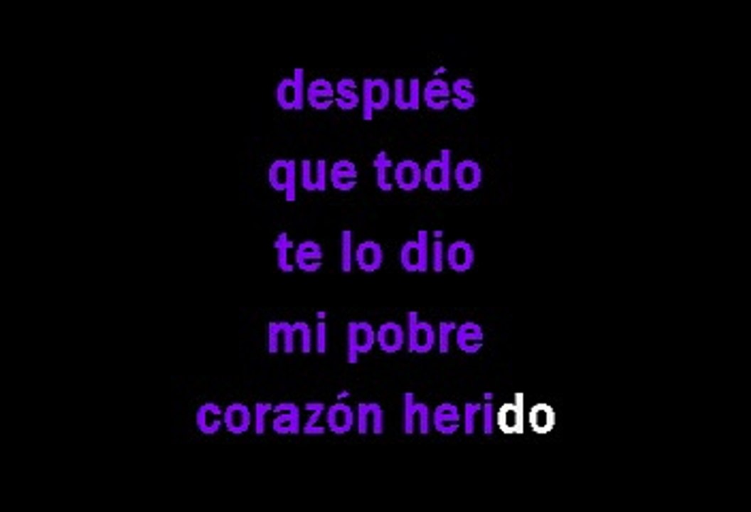 Cenizas - Javier Solís (Karaoke con voz guia)