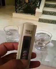 تجربة على المياه التي نشربها.