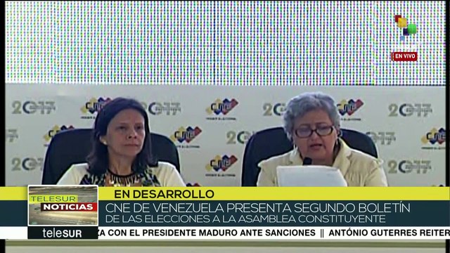 CNE anuncia candidatos sectoriales electos para la Constituyente