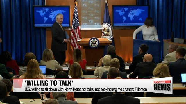 U.S. willing to sit down with North Korea for talks, not seeking regime change: Tillerson