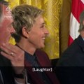 Barack Obama gives _Medal of Freedom_ to Ellen Degeneres