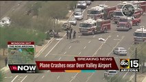 Small plane crash lands near Deer Valley Airport