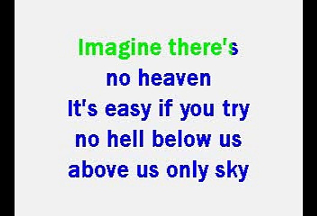 Imagine - John Lennon (Karaoke)