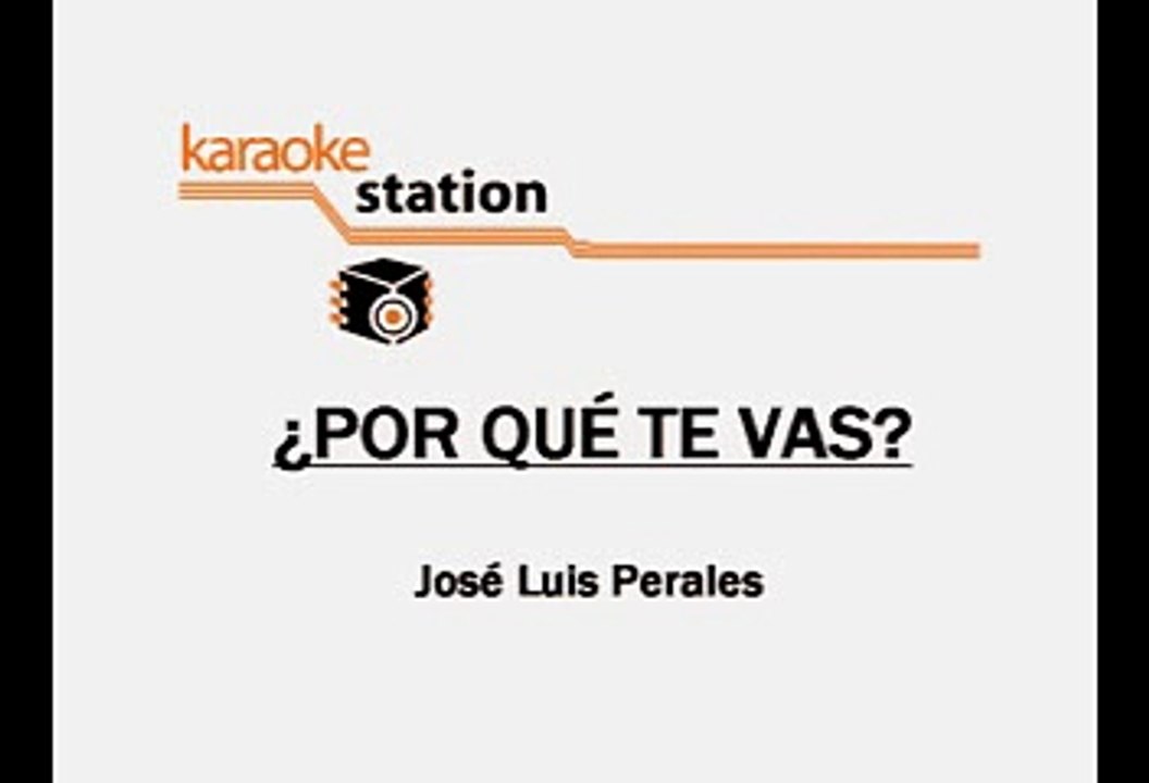 JEANETTE - PORQUE TE VAS (KARAOKE)