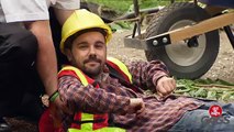 Construction Worker Sawed in Half - Just for Laughs Gags