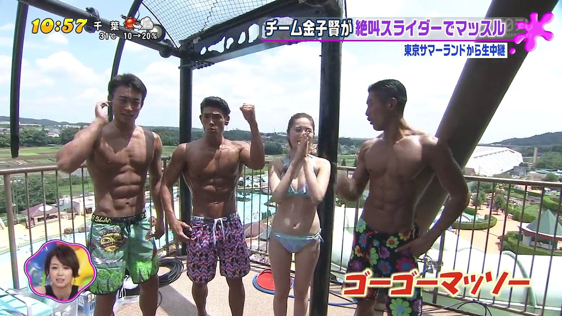 マッチョ 筋肉注意 チーム金子賢 と 大石絵理 東京サマーランド Ignjhee78ca Video Dailymotion