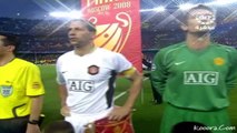 الشوط الاول مباراة برشلونة و مانشستر يونايتد 0-0 نصف نهائي عصبة الابطال 2008