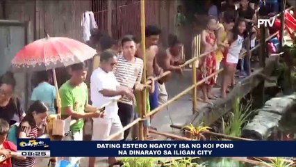 Dating estero ngayo'y isa nang Koi Pond na dinarayo sa Iligan City