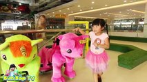 Learn Colors with Animal Scooters Bad Kid Indoor Playground Family Fun Play Area Nursery Rhymes Song