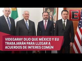 Conferencia de prensa conjunta de Videgaray con Rex Tillerson y John Kelly