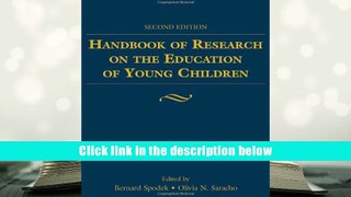 PDF [DOWNLOAD] Handbook of Research on the Education of Young Children BOOK ONLINE