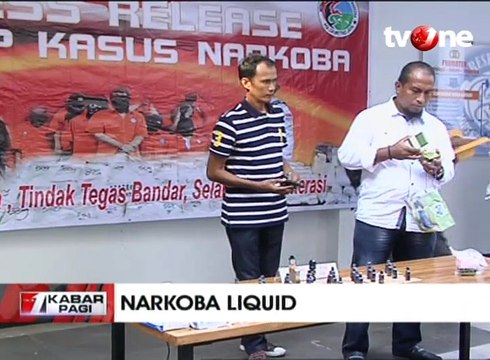 Polisi Tangkap Pengedar Narkoba Jenis Liquid dalam Vape