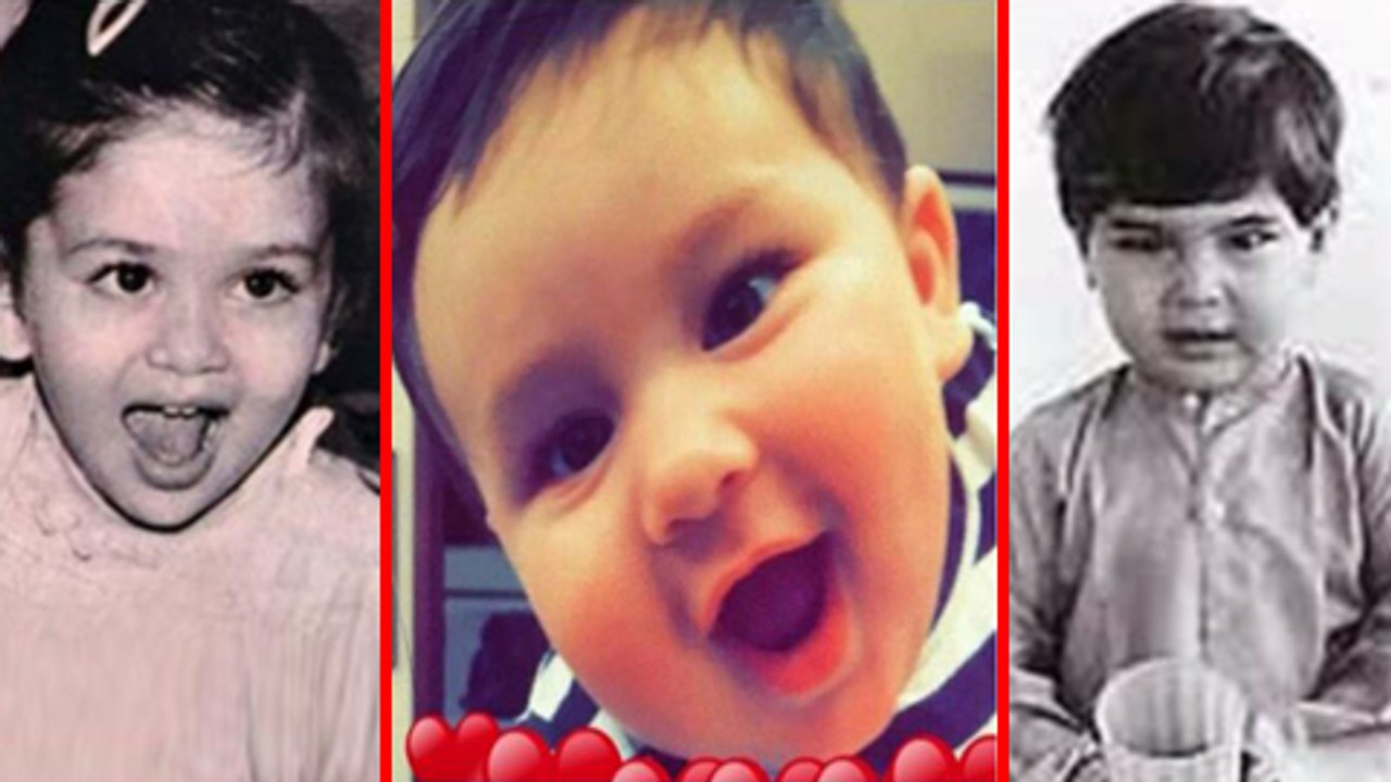 Taimur Ali Khan Looks Exactly Like Baby Kareena Kapoor Khan And Saif Ali Khan | Childhood Photos