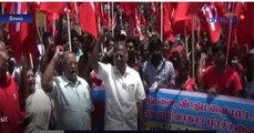 Communist Party of India Demonstration in Salem-Oneindia Tamil