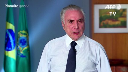 Temer asegura que “Brasil no va a parar” contra desempleo