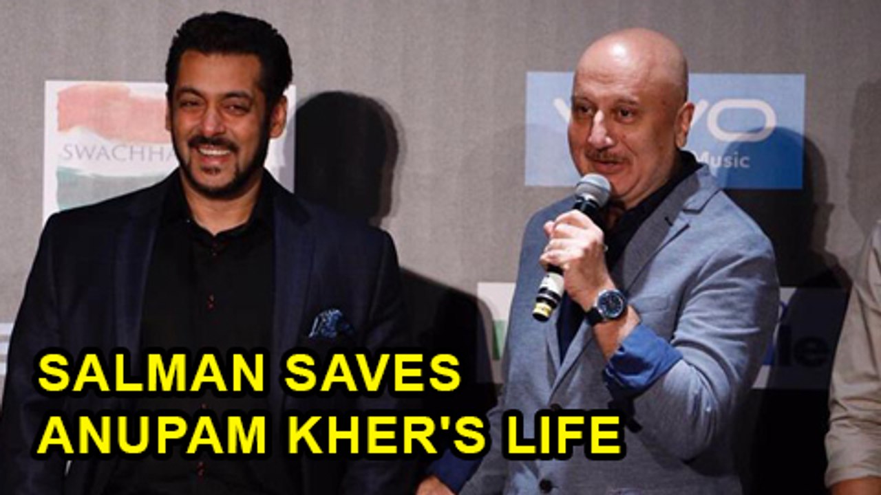 Salman Khan Saves Anupam Kher's Life | Shocking INCIDENT At IIFA 2017