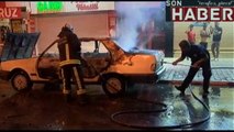 Antalya’da otomobil yandı, 4 kişi son anda kurtuldu |sonhaber.im