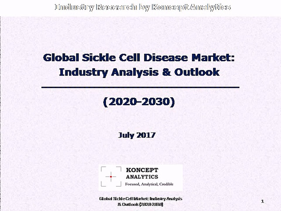 Global Sickle Cell Market: Industry Analysis & Outlook (2020-2030)