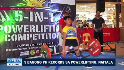 SPORTS BALITA: Siyam na bagong PH records sa Powerlifting,  naitala