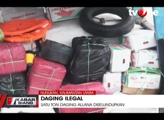 TNI AL Sita Satu Ton Daging Selundupan dari India