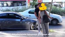 Türkiye'de BMW ile Kız Tavlama - Gold Digger Prank