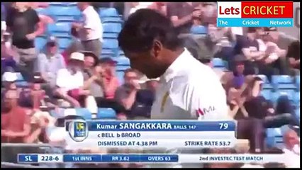 Stuart Broad HAT-TRICK vs Srilanka || 2nd Test || 2014