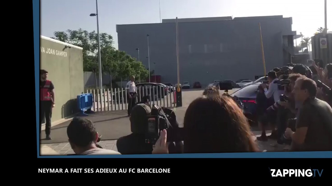 Neymar a quitté l’entraînement du Barça après avoir annoncé son départ (Vidéo)