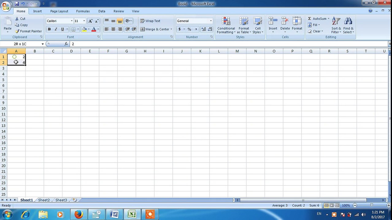 create-table-in-Excel