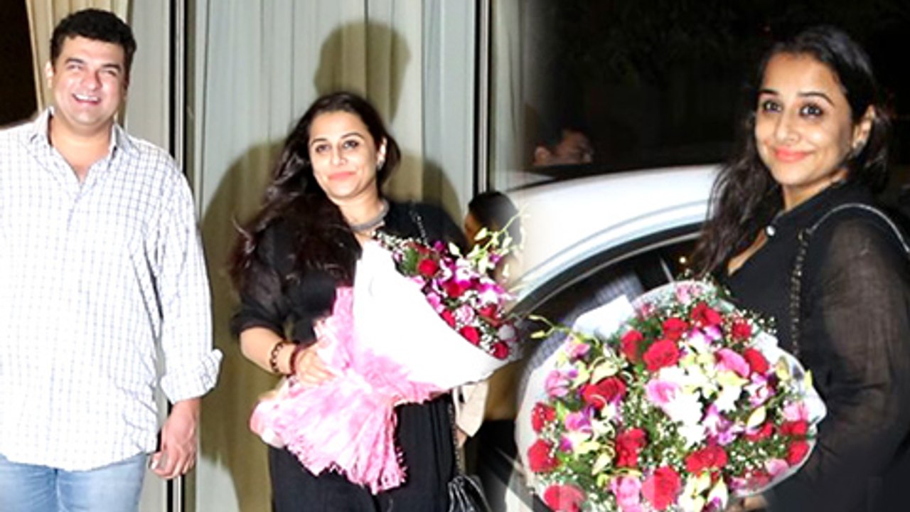 Vidya Balan Celebrates Sidharth Roy Kapur's Birthday In Mumbai