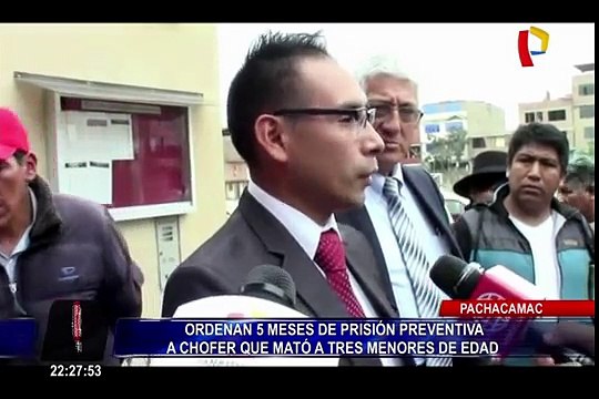 PJ dicta prisión preventiva a sujeto que ocasionó accidente en Pachacámac