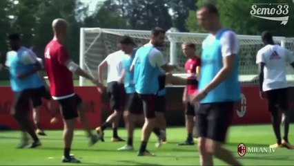 Milan training session 02-08-2017