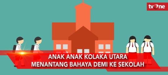 Anak-anak Kolaka Utara Menantang Bahaya Demi ke Sekolah