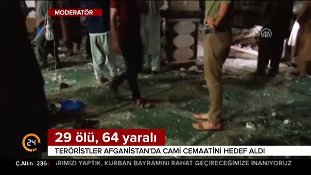 Afganistan da camiye saldırı: 29 ölü, 64 yaralı