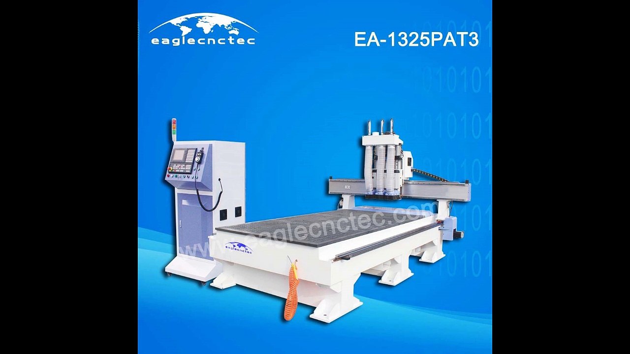 pneumatic atc auto tool changer cnc router working show