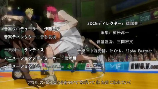 Kuroko no Basket Last Game Opening HD - video dailymotion