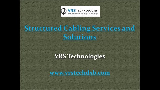 VRS Technologies -Structured Cabling Services