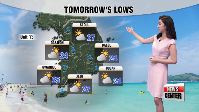 Heatwave intensifies, typhoon expects to influence Jeju Island