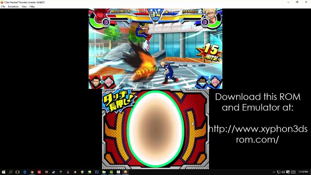 Boku no Hero Academia - Battle for All WIN10 Citra Emulator Gameplay PC